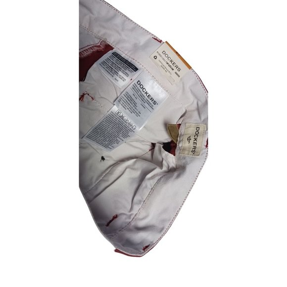 Dockers Men's Perfect Classic Fit Shorts Bank Red Size 29 New - Picture 11 of 16